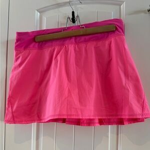 Lululemon Pink Pace Setter Skirt - Size 8 Tall